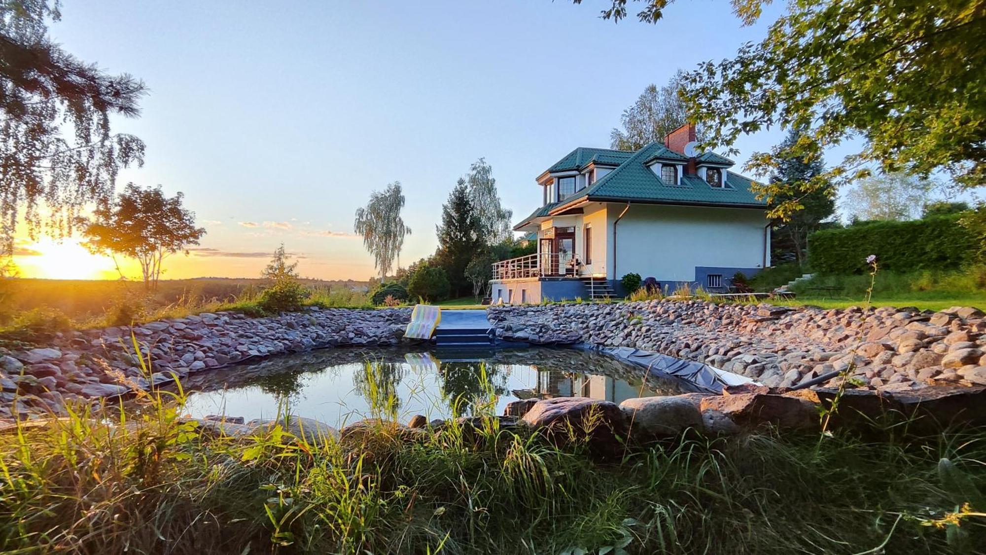 Dom Nad Jeziorem Zbiczno Siedlisko Grzmieca Luaran gambar